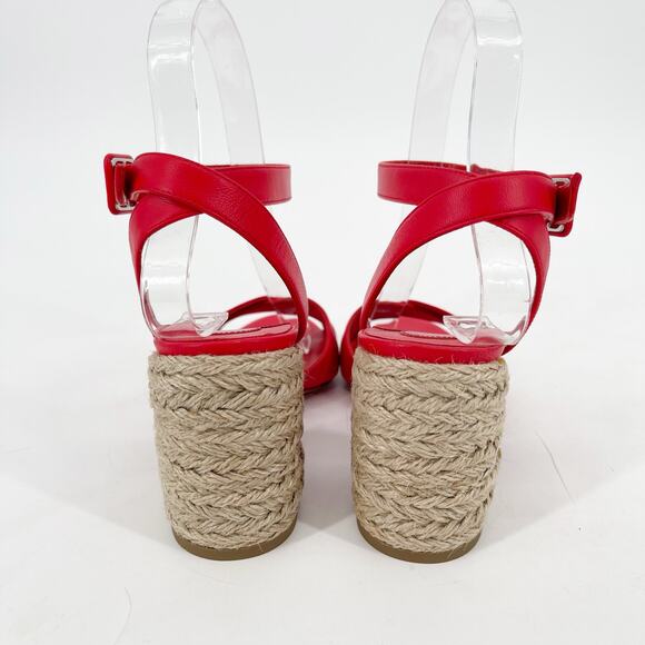 NWOB Christian Louboutin Summer Mariza 85 Red Espadrilles Heels Sandals EU 36 - Picture 7 of 10